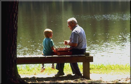 Fishing at Bear Creek Lake